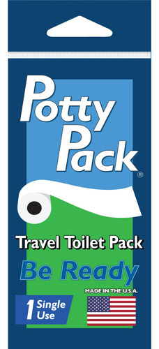Potty Pack Paquete De Bano Portatil De Viaje De Un Solo Uso 