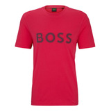 Playera Boss De Hombre Corte Regular Fit De Punto De Algodón