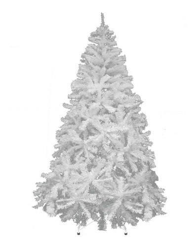 Arbol Navidad Artificial 1.70m Frondoso Blanco Pino Jardimex