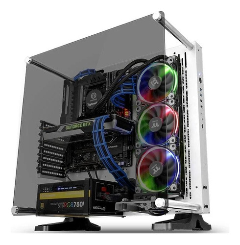 Gabinete Gamer Thermaltake - Core P3 Tg White