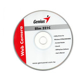 Cd Drv Web Câmera Genius Slim 321c + Video Cam Messenger