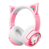 Onitoon Auriculares Bluetooth Con Orejas De Gato, Auricular.