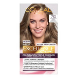 Tintura Cabello Excellence Creme Rubio Cenizo Profundo 710