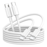 Cable De Carga Usb C A Usb C Para Apple iPhone 15, Cargador