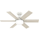 Fan Company 51205 Pacer - Ventilador De Techo, 44, Blanco Fr