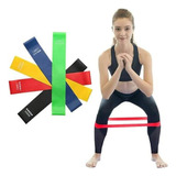 Kit 5 Faixa Elástica Super Mini Band Para Treino Exercícios