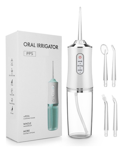 Irrigador Oral Portátil + Boquillas Para Dentista