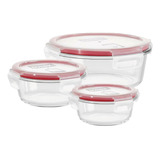 Hermetico Pyrex X3 Redondo Easy Vent Freezer Microondas