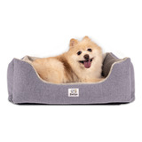 Cama Perro Mascota Pet2go® 100% Lavable - Deluxe Chica 60x42