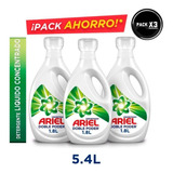 Detergente Liquido Ariel Pack 3u Doble Poder 1.8l