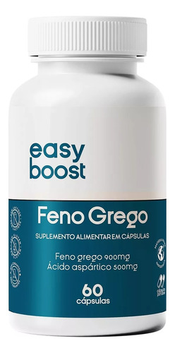 Easy Boost Feno Grego 900mg C/ Ácido Aspártico 500mg 60caps