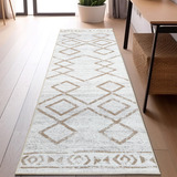 Alfombra Corredor De Pasillo 2x5 Beige Moderna Alfombra...