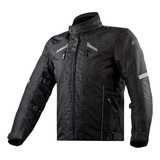 Campera Moto Cordura Hombre Ls2 Serra Evo Negro 