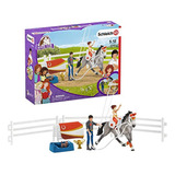 Schleich Horse Club Mias Juego De Bóveda De 14 Piezas Con