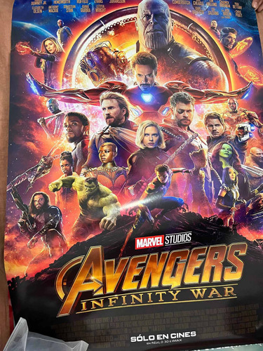 Póster Avengers Infinity War Orginal De Cine