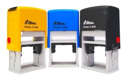 Sello Personalizado Automático Shiny S-826 Color De La Tinta Negro Color Del Exterior Al Azar