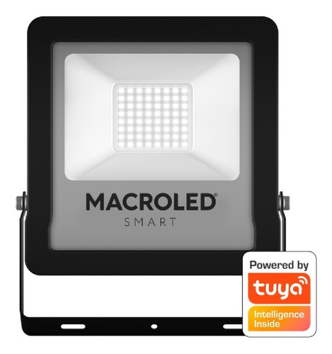 Proyector Wifi Macroled Smart Led Rgb+w  50w Ip65 P/app Tuya