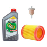 Kit Service Honda Cg 150 Titan Esd Castrol + Wega