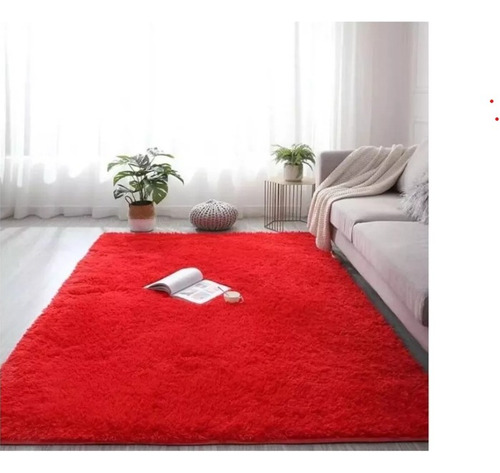 Alfombra Peluda 250x200cm Para Dormitorio Living