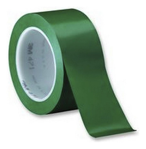 Cinta Delimitadora Adhesiva Vinil 050mm X 33mt Verde 764 