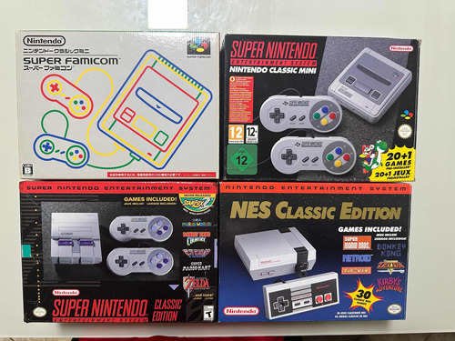Coleção Snes, Nes, Famicom Classic Edition Mini