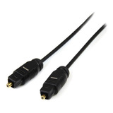 Cable De Audio Startech Thintos10 Toslink Audio Digital Spdif Delgado 3 M Negro