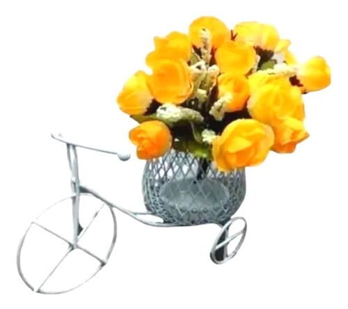 Bicicleta + Arreglos Florales Rosas  Decoración 