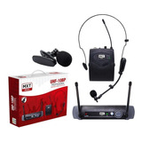 Microfone Mxt Uhf Sem Fio Headset/lapela Uhf-10bp