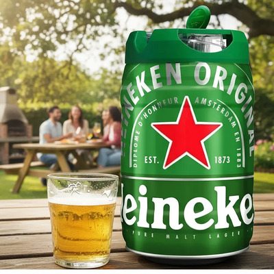 Barril Heineken De Chopp 5 Litros Original Pronta | Frete grátis
