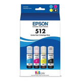 Epson T512 Color Ecotank Combo Pack Auto-stop Botella De Tin