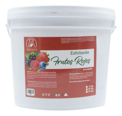 Exfoliante De Frutos Rojos Facial & Corporal (4 Kilo)