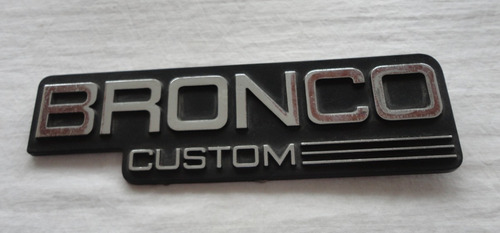 Emblema Ford Bronco Custom Original Foto 3