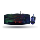 Kit Gamer Teclado Y Mouse Naceb Na-617 Alámbrico Usb Español