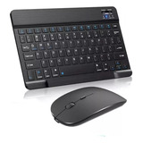 Teclado Bluetooth + Mouse Sem Fio Para Tablet Galaxy Tab A8 