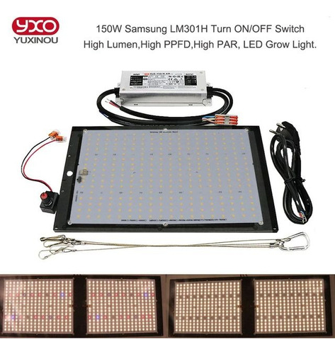 Led Grow Quantum Board 150w Lm301h 3000k+deep Red+uv+ir Cor Da Luz 3000k