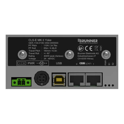 Yoke Para Simulador De Vuelo Profesional Brunner Cls-e Mk Ii