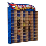 Estante Carrinho Hot Wheels Brinquedo 50 Lugares Mdf Coleção