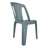 Silla Aruba Duna Paquete De 10 Pzs Color Gris