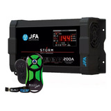 Kit Jfa Fonte Automotiva + Controle Longa 200a Storm + K600