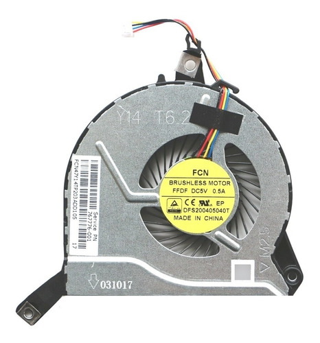 Ventilador Hp Pavilion 15-p 14-u 14-v 14-p 15-k 15t-k 15-v 1