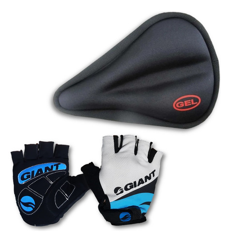 Funda Asiento Gel + Guantes. Bicicleta