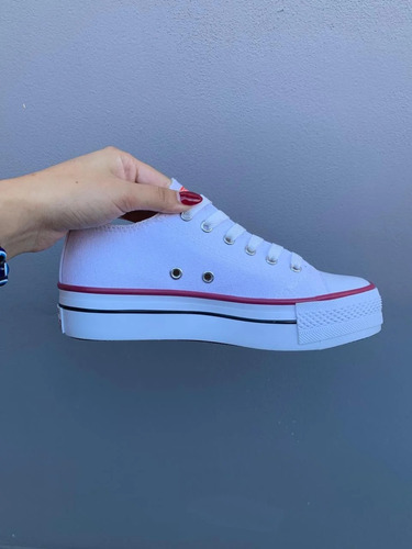 Zapatillas Converse Blancas Con Plataforma