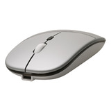 Mouse Bluetooth Sem Fio De 2.4ghz - Recarregável Prata
