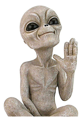 H Escultura De Marcianos Alienígenas En Miniatura De Resina