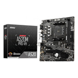 Motherboard Msi A520m-a Pro Amd Ryzen 1,2,3 Micro Atx Ddr4 