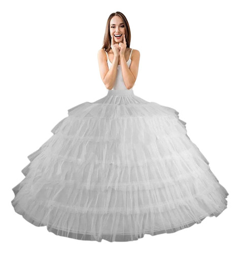 Anagua Saoite Armacao Vestido Noiva  Debutante Gigante 6 Aro