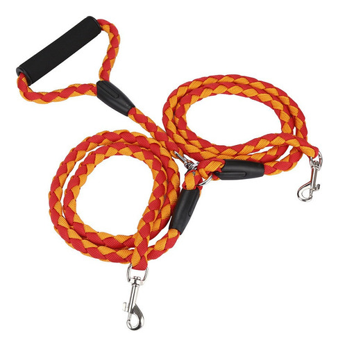 Pet Accessories Correa Doble Trenzada Para Perro Tangle Dual