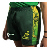 Short De Rugby Niños Tela Resistente Imago Wallabies 