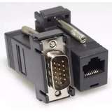  2 Adaptador Vga A Rj45 Mediante Extensor De Ethernet Machos