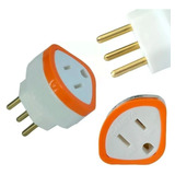 Pino(plug) Adaptador 2p+t 10a 1630 Daneva  - 1 Kit C/6 Peças